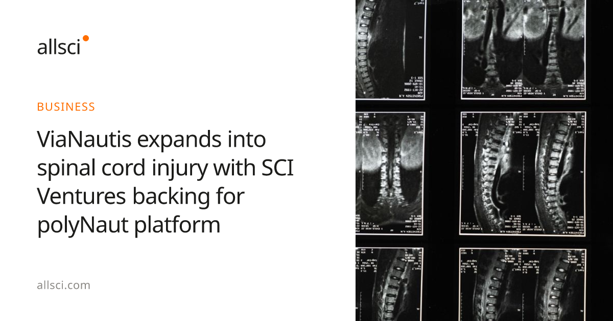 ViaNautis expands into spinal cord injury with SCI Ventures backing for polyNaut platform